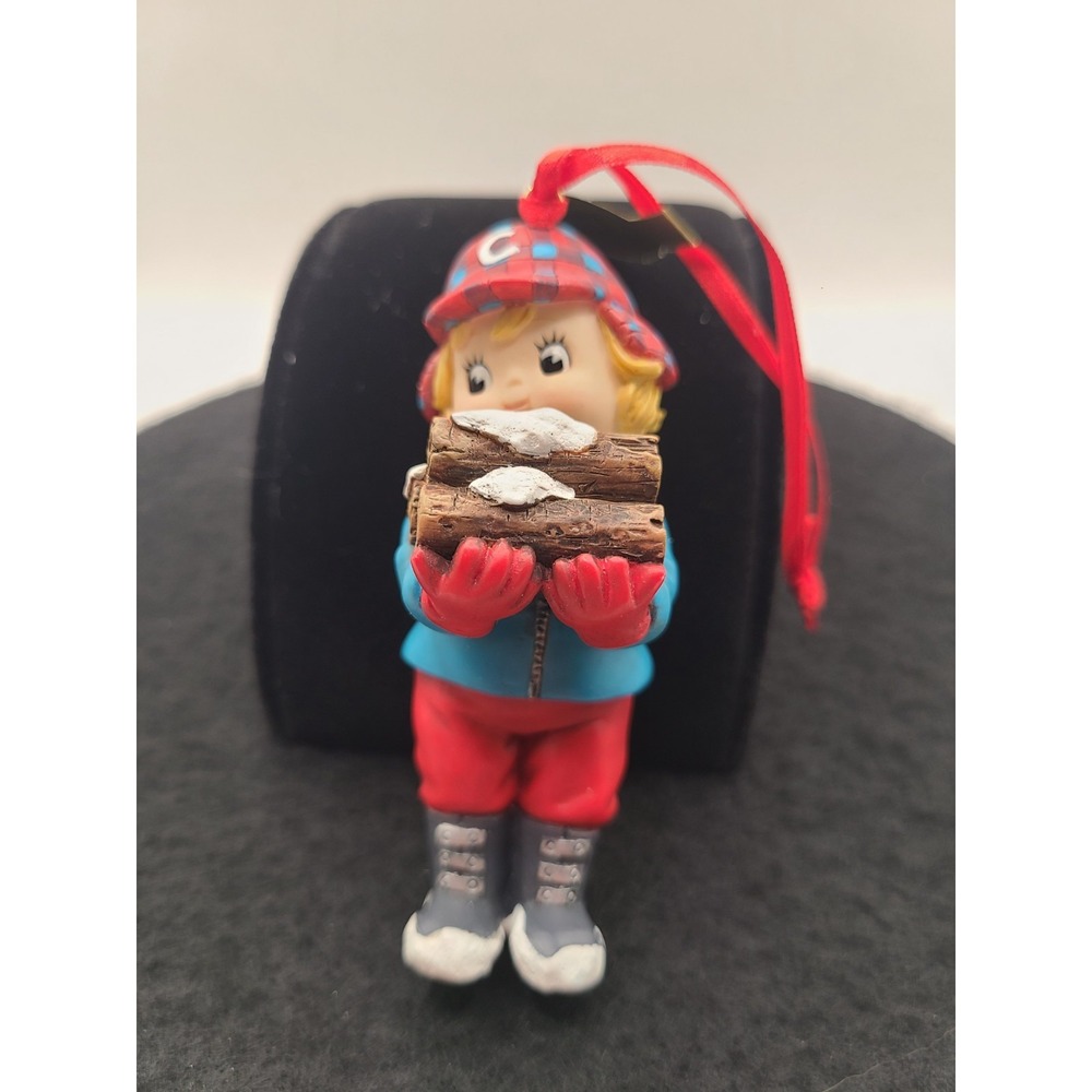 Danbury Mint Campbell's Soup Kids Yuletide Logs Ornament No Box